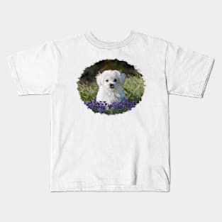 Maltese Puppy Kids T-Shirt